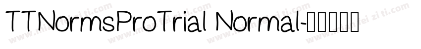 TTNormsProTrial Normal字体转换